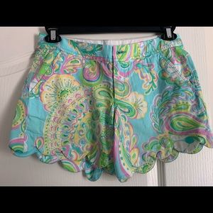 Lilly Pulitzer Buttercup shorts- Shorley Blue